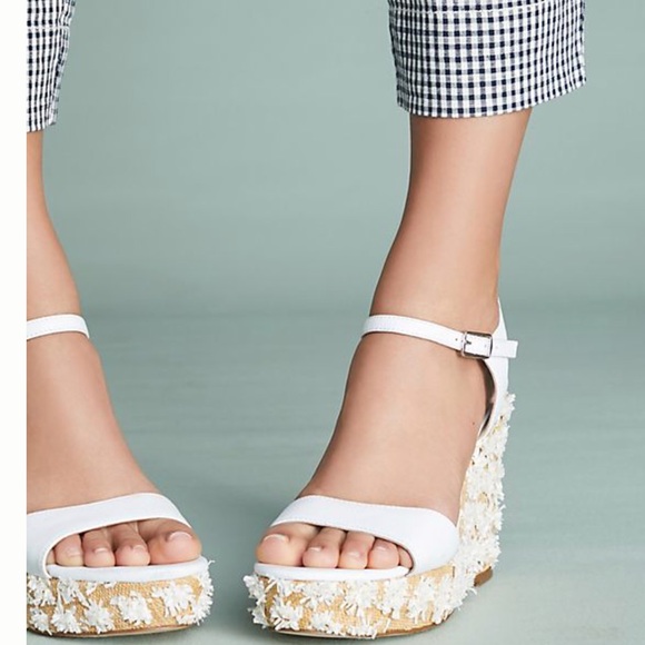Anthropologie Wedge Platform Heels - Picture 3 of 7